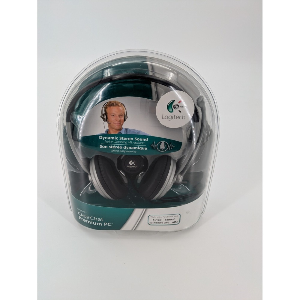 Logitech ClearChat Premium PC Headset Noise Canceling BRAND NEW - Picture 8 of 10